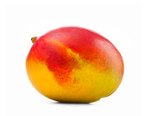 Fresh mango on white background