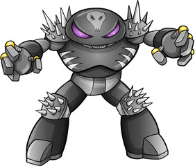 Warrior Robot Cyborg Soldier Vector