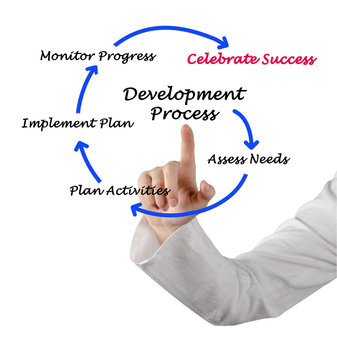 Diagram of development process