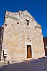 Basilica church of St. Basilio. Troia. Puglia. Italy.