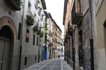 Fototapeta na wymiar Pamplona Altstadt