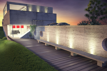 Obraz premium modern house
