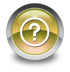 Yellow Glossy Pictogram 