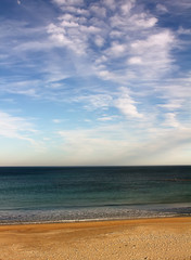 Fototapeta na wymiar Beautiful beaches with cloudy
