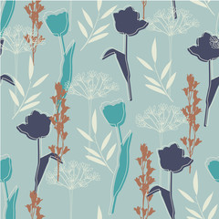 Floral seamless pattern