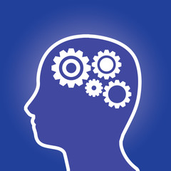 Brain Gears Vector