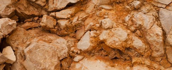 Texture of a stone wall