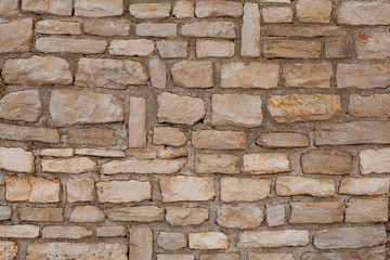 Texture of a stone wall