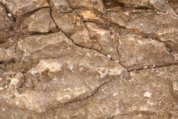 Texture of a stone wall