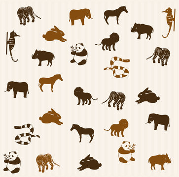 Animal seamless pattern 3