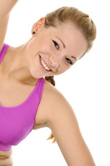 Junge Frau beim Sport