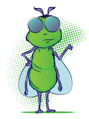 Insect Cartoon Character