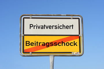 Schild Versicherung 