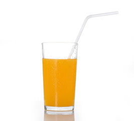 Orange Juice isolated on white background