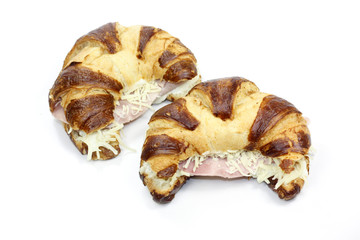 croissants au jambon