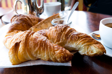 coffee and croissants