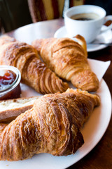 coffee and croissants