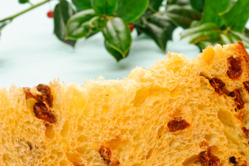 Fette di panettone, close-up