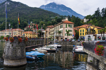 Mennagio Harbour - Lake como