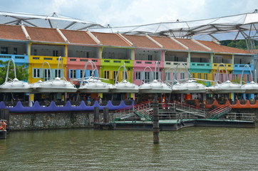 Fototapeta na wymiar Clarke Quay, Singapore