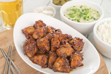 Buldak / Fire Chicken - Korean hot & spicy chicken, sides & beer