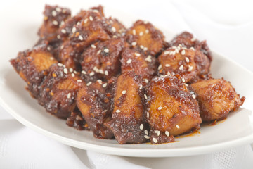 Buldak / Fire Chicken - Korean hot & spicy fried chicken dish