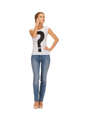 Fototapeta premium pensive woman