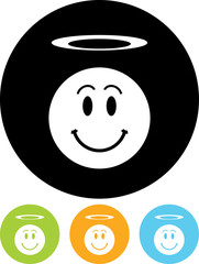 Vector icon isolated on white - Angel