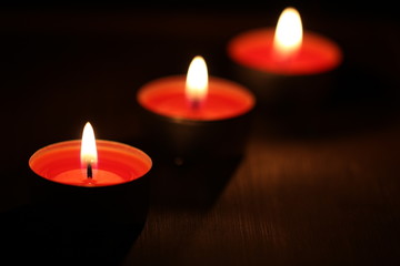 Christmas candle, decoration