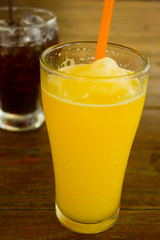 Orange juice smoothie