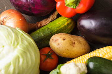 Vegetables background
