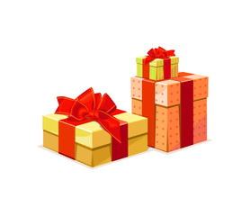 Gift Box: A gift box in 3 color versions
