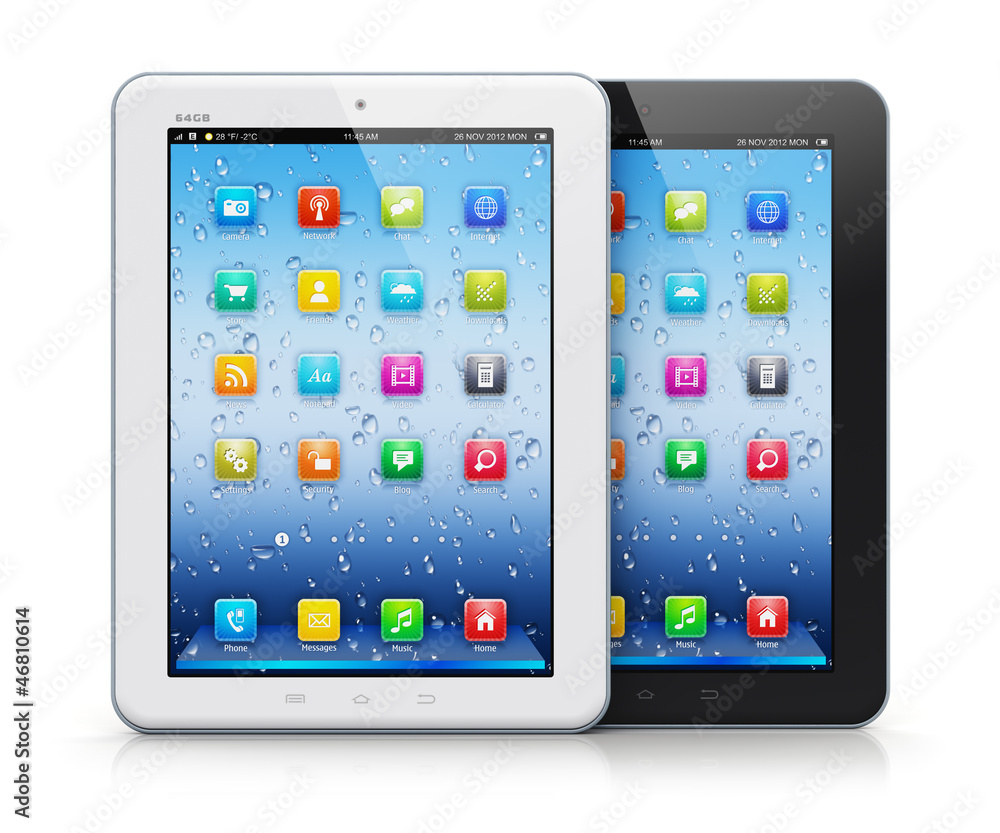 Poster tablet computers