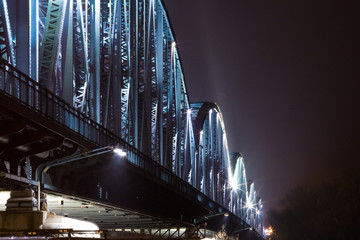 Illumination of Torun bridge © her_aro