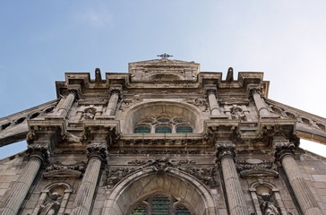 Obraz premium cathédrale d'Auxerre vue plongeante (Bourgogne)