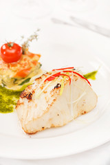 fish with vegetables