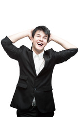 happy smiling businessman