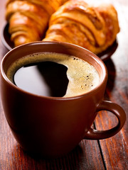 coffee and croissants