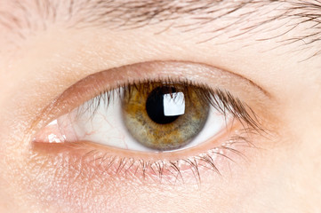Obraz premium Close up of a mans eyes