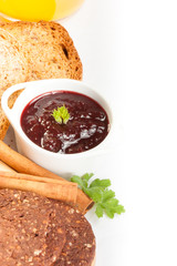 fresh healthy breakfast