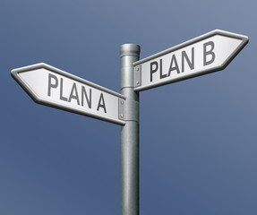 Obraz premium plan a or b