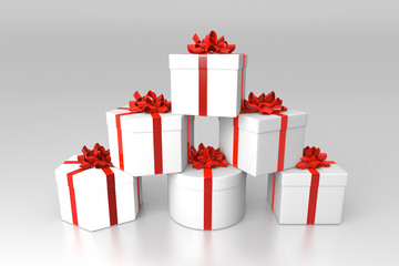 Obraz premium Stack of gift boxes