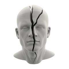 Mann mit Kopfschmerzen