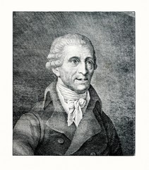 Portrait of composer Franz Joseph Haydn