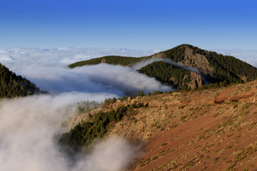 Landscape of lava, Teide National Park. Tenerife