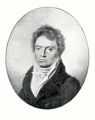 Portrait of composer Beethoven