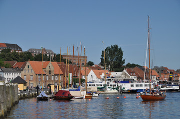 Fototapeta na wymiar Muzeum portu w Flensburg
