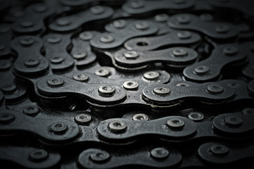 Bicycle chain background
