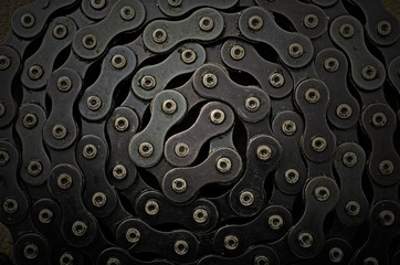 Bicycle chain background