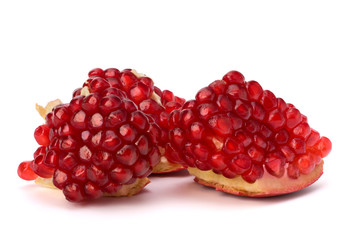 Ripe pomegranate piece